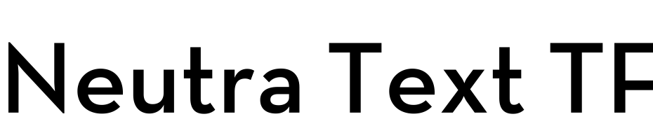 Neutra Text TF Light Demi Yazı tipi ücretsiz indir